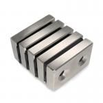 50 X 30 X 10mm Neodymium Rectangular Magnets With Countersunk Hole for sale
