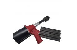 China Exhaust Vent Handle Punching Machine 5*40mm Drain Hole In Construction Works supplier