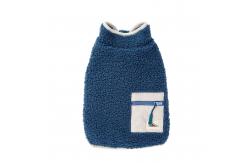 China Polar Fleece Pet Casual Vest With Back Pocket Winter Wearing Clothes supplier
