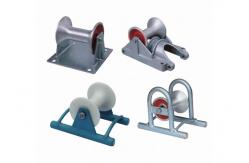 China 10KN Galvanized Nylon Sheave Cable Pulling Pulley supplier