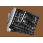 Black Heat Sealed Padded Mailing Envelopes With Bubble Wrap Inside For Lens