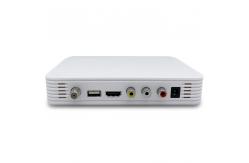 China White Dvb T2 Hevc H265 Receiver Set Top Box Multi Language Decoder supplier