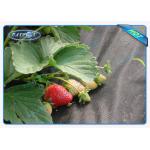 Black Permeable Non Woven Landscape Fabric For Ground Control / Strawberry for sale