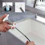Stainless Steel Retractable Home Sink Flexible Grabber Reacher With 4 Claws for sale