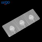 SS201 bathroom WGO 3 Hook Towel Rack 6kg Max Loading ISO9001 for sale