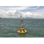 Cylindrical Marine Buoy Customized Ocean Buoy With Solar Panels / Real Time Data for sale