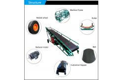 China Coal Industrial 500-1000 Mm Mobile Belt Conveyor Adjustable Lifting Height supplier