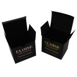 Matte Black And Rose Gold best cosmetic packaging Paper Box For Make Up Brush for sale