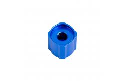 China Blue Standard Custom Potentiometer Knobs With Option Markings supplier