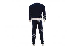 China Custom Design Warm Mens Luxury Pyjamas Set Long Sleeve Long Pants supplier