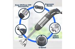 China Multifunction Portable Hand Blender BPA Free 12 Speed Low Noise supplier