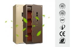 China 266±2kg Fingerprint Lock Commercial Safe Box with Patent Solid Bolts Adjustable Shelves supplier