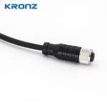 Industrial M12 Connector Customized Cable 3 Pin Female KRONZ Cable Connector for sale