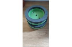 China Surface Preparation Red Resin Grinding Wheel with High Hardness supplier