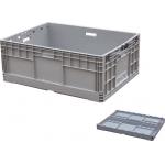 Thickened Plastic Turnover Box  Nestable Plastic Stacking Crates