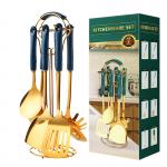 Ceramic Stainless Steel Kitchen Utensils Set Nordic Style For Cooking for sale