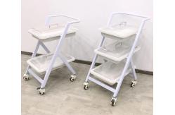 China Endoscopy Cart With 3 Trays Mobile Endoscope Storage Procedure Trolley supplier