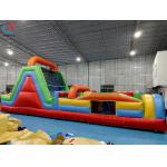 Customized Long Size Inflatable Obstacle Course Inflatable Interactive Funny Game