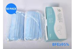 China Elastic Earloop Disposable Face Mask 3 Layers OEM ODM Available supplier