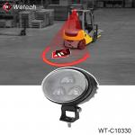 IP67 Forklift Arc Light 30W Fork Truck Lights 10V - 80V For Pedestrian Safety And Forklift Zone for sale