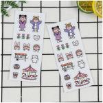 OEM Cute Animal Stickers Self Adhesive PVC Waterproof Sticker for sale