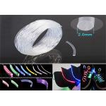 Fiber Optic Rgb MMA Side Glow Lighting 1.5mm Indoor & Outdoor Lighting Decoration Plastic Bare Optical Fiber for sale