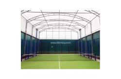 China LDK Hot Sale Multifunctional Padel Tennis Court Padel Court With Electric Removable Roof Super Panoramic Padel Court supplier