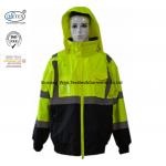 High Visibility Water Proof Frc Rain Jacket / Fire Retardant Fleece Jacket for sale
