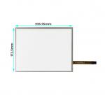 10.4 Inch 4 Wire Resistive Touch Screen Display With ITO Film On ITO Glass Layers For EMI Imunity for sale