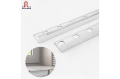 China Brushed Ceramic Tile Metal Edge Trim , 8.5mm Aluminum Trim Tile  L Shape supplier