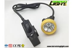 China IP68 450mA 12000lux Mining Hard Hat Lights 1200 Cycles supplier