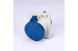 China 63A IP44 220v 6h Straight Durable Panel Mount Power Socket IEC Standard supplier