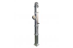 China 50kg Loading Solar Trailer Manual Telescoping Mast  With Cold Dip Surface Treatment supplier