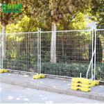 Galvanized Welded Metal Wire 2.4m Width Temp Construction Fence for sale