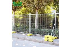 China Galvanized Welded Metal Wire 2.4m Width Temp Construction Fence supplier