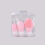 OEM Grey Silicone Cleansing Brush Face Silicone Scrubber Electric