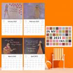 Personalized  Custom Wall Calendars Full Color Printing for sale