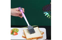 China Rustproof Silicone Brush For Cooking Rainbow Leadfree Cadmiumfree supplier