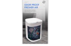 China Voice Control Smart Trash Can 17L Intelligent Sensor Trash Can Rectangular supplier