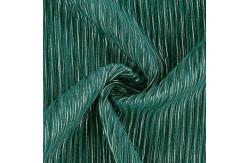 China Fold Glitter Gold Line Striped Pleated Lurex Fabric Plisse Crafts supplier
