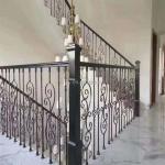 Galvanized Steel Handrail Balustrade In Position Bridge Railings / Handrails For Top Style