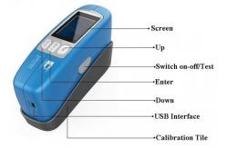 China Digital Three Angles Gloss Measurement Instruments , Gloss Meter For Marble supplier