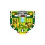Animal World Theme fireproof 9x8.5x5m Inflatable Fun City