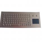 IP68 USB RS232 PS2 Metal industrial Keyboard With Touchpad