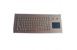 China IP68 USB RS232 PS2 Metal industrial Keyboard With Touchpad supplier
