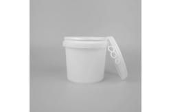 China IML Printed Small Clear Plastic Buckets 1 Liter Heat Transferprinting supplier