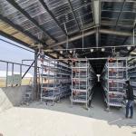 H Frame Broiler Cage HDG Battery Layer Chicken Cage System for sale