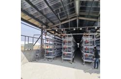 China 90/192 Birds HDG Battery Layer Chicken Cage System H Frame supplier