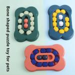 Pet Products Amazon New Bone Type Pet Puzzle Feeding Toys Dog Puzzle Toys Interactive Slow Food for sale