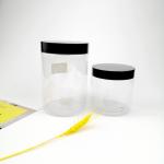 OEM 23mm 89 Thread Clear PET Cosmetic Jar For Lotion